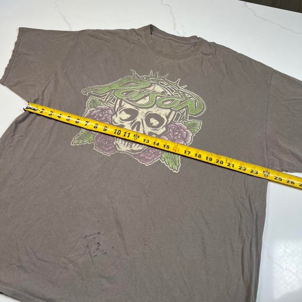 Vintage 00s distressed poison graphic band tee shirt - Picture 5 of 5